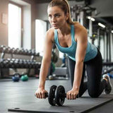 Roue abdominale UltraFit | Renforcez votre sangle abdominale avec style